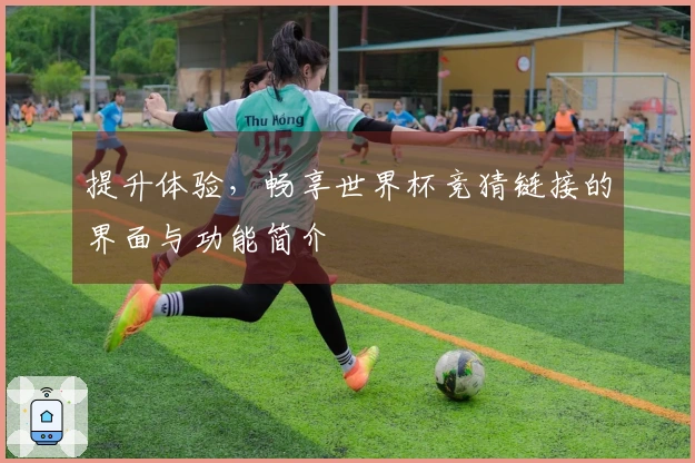 提升体验，畅享世界杯竞猜链接的界面与功能简介